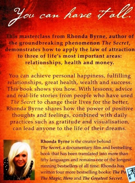 Rhonda byrne the magic book